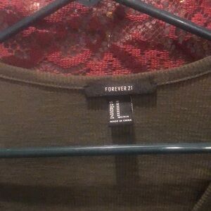 Forever 21 Olive Green Dress